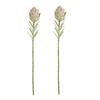 2Pcs Soft Plastic Artificial Artichoke Fruit Fake Simulation Artichoke Flower  Balcony