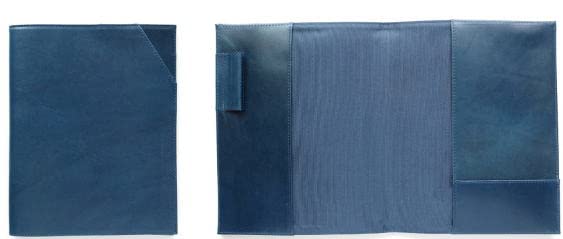 

Cowhide A5 Notebook Cover Mono-mal (Navy) Темно-синій