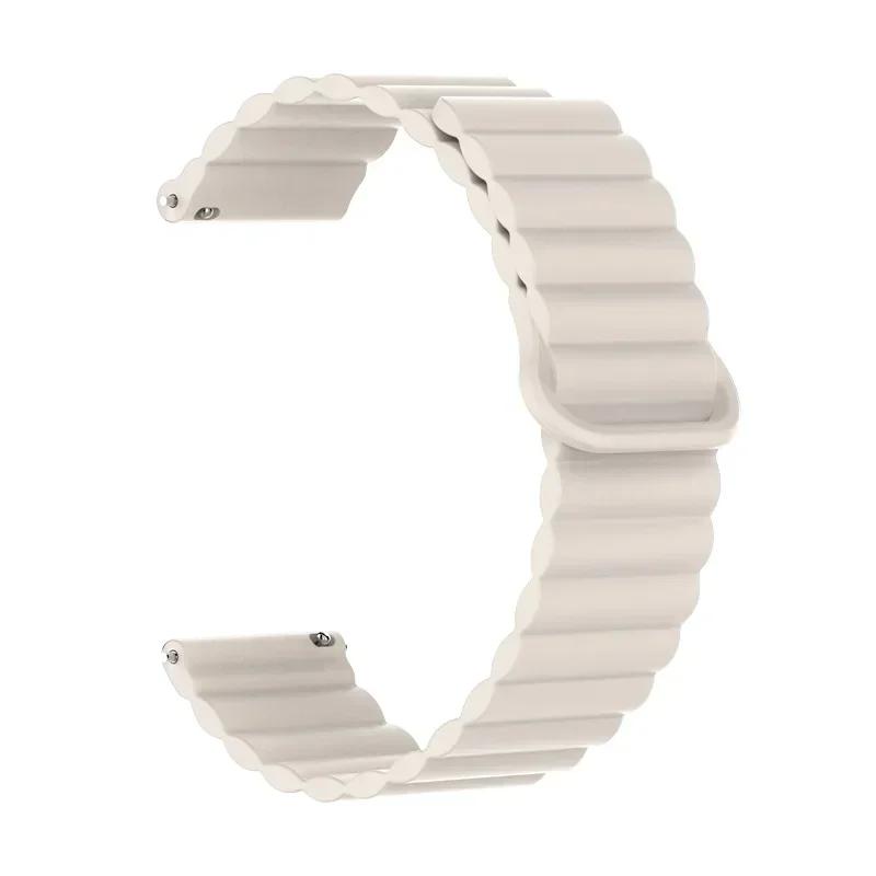 Magnetic Loop Band For Amazfit GTS4/2/3/3pro/GTS2 Mini/GTR 4 42-47mm/GTR2/2e/stratos Bracelet Amazfit Bip 20mm 22mm Watch Strap