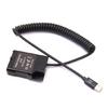 EN-EL14 Dummy Battery USB-C Coupler Adapter for W/ USB C-type Spring Power Cable