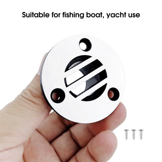 Compact Boat Drainage Anti Corrosion Stainless Steel Rust Resistant Floor Deck Drain Boat