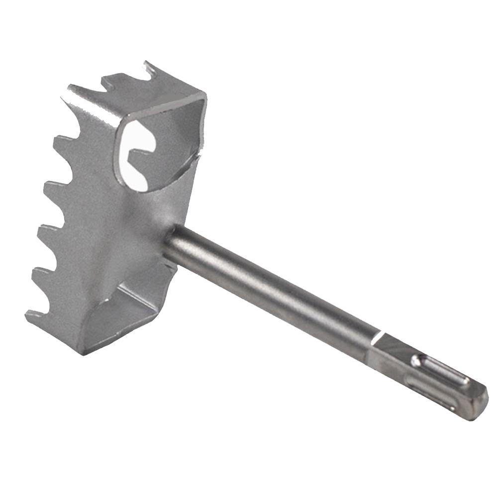 1pc Socket Hole Puncher Wire Box Slotter Round Handle Slotter 86 Wire Box Cement Wall Hole Slot Groove Tool For Electrical