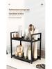 Double-Layer Desktop Storage Rack for Perfume, Cosmetics, Bathroom, Dressing Table, and Kitchen Organization