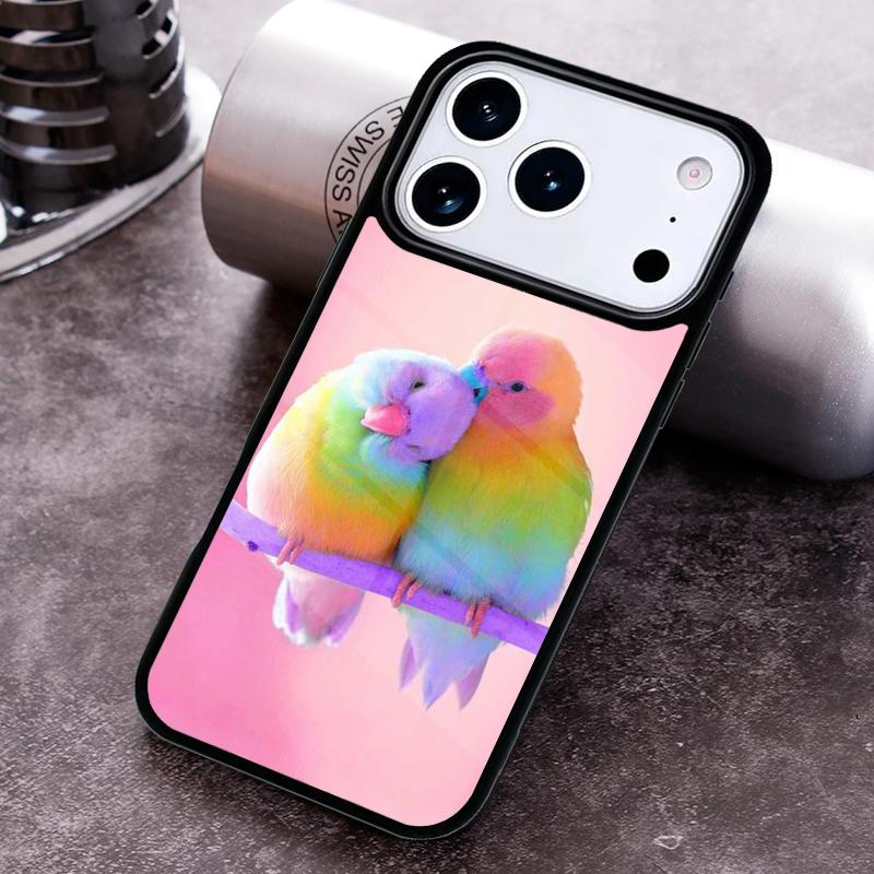 Parrot Bird soft Phone Case for iPhone 17 16 15 Pro Max Air 14 13 12 11 Plus Shockproof Capa Cover