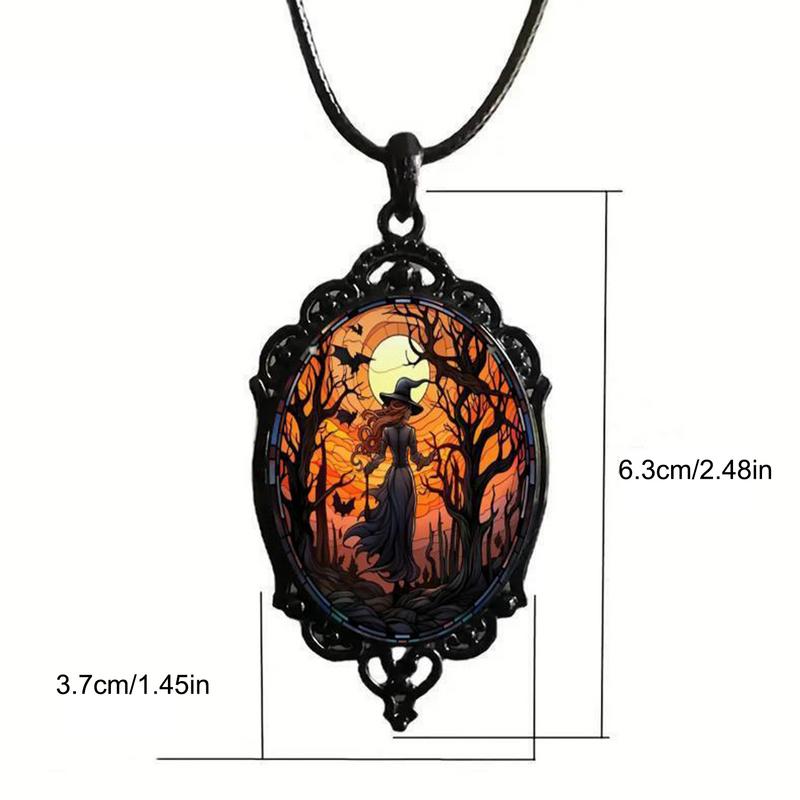 Halloween Halskette für Damen Legierung Vintage Halskette Halloween Schmuck Modeschmuck Halsketten Trendige Halsketten