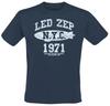 NYC 1971 Led Zeppelin Koszulka Zespołu 100% Bawełna Koszulka Graficzna Męska Damska Letnia Streetwear Top