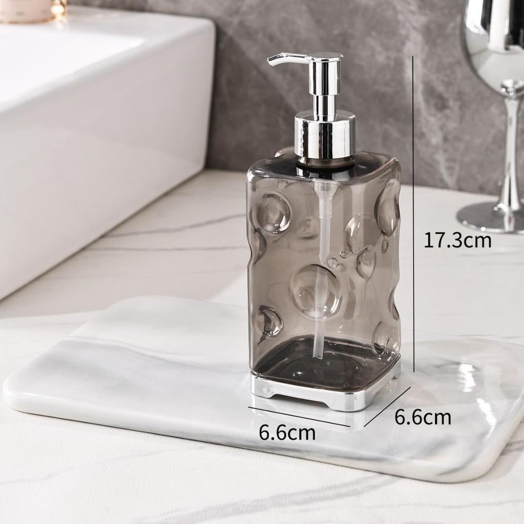 Cheese Texture Press-Type Dispenser Bottle for Body Wash, Shampoo, and Hand Soap