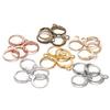 50pcs/lot Gold Silver French Lever Earring Hooks Wire Settings Base Hoops Earrings For DIY Jewelry Making Supplies Wholesale
