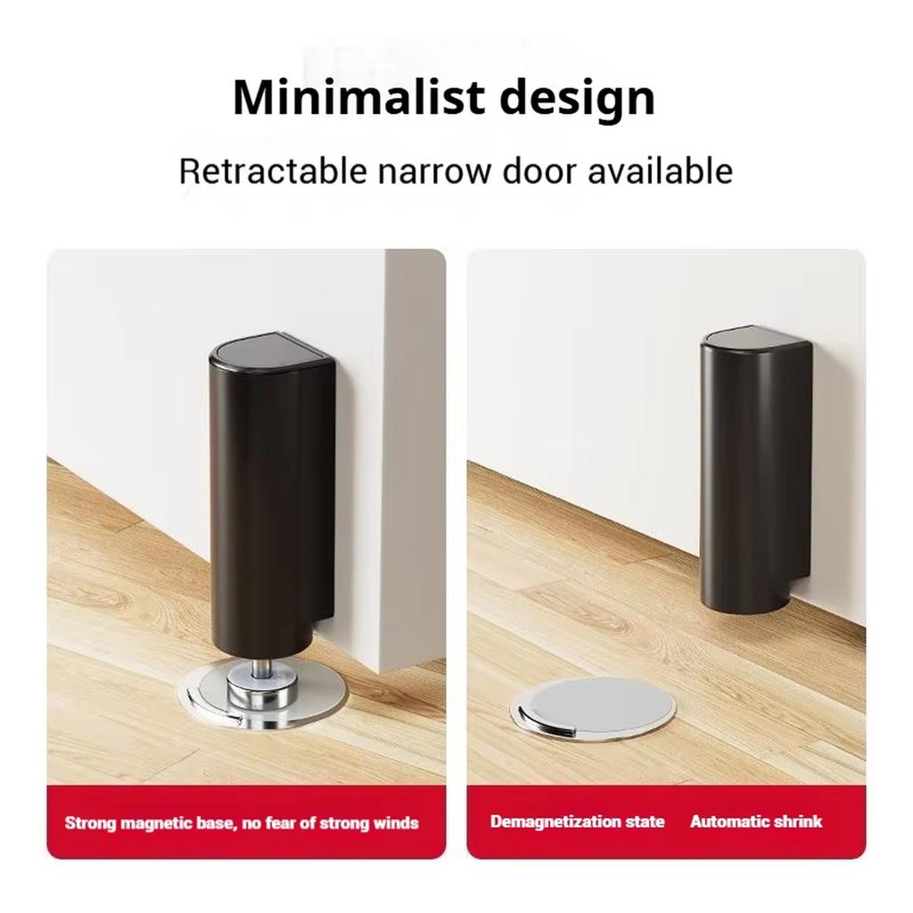 Magnetic Door Stopper - Strong Magnetic Suction, Punch-Free Installation