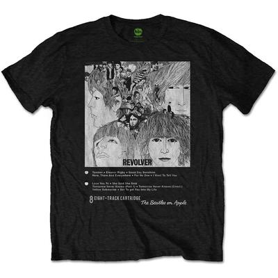The Beatles Revolver 8 Track T-shirt ufficiale da uomo unisex