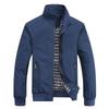 Men's Plus Size Spring & Autumn Casual Business Jacket with Stand Collar