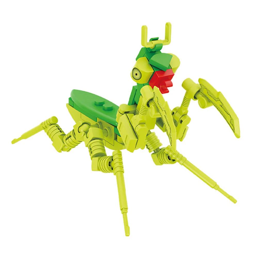 Moc Hmyz Zvíře Model Včela Mravenec Motýl Cvrček Kobylka Sada Stavební Kostky Diy Dětské Puzzle Sestavovací Hračky Chlapec Dítě Dárek