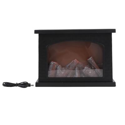 Światło LED imitujące kominek Retro Świąteczna Elektryczna Lampa Kominkowa do Salonu Dziedzińca Balkonu