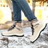 Couple Boots Outdoor Waterproof Hiking Hiking Boots Plus Size Plush Warm Comfort Casual Sneakers Ladies Walking Camping Shoes