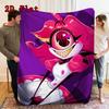 Hazbin Hotel 2D Flat Pattern Flannel Blanket High Quality All Seasons Warmth and Comfort Perfect for Christmas Gifts.MMT0918371