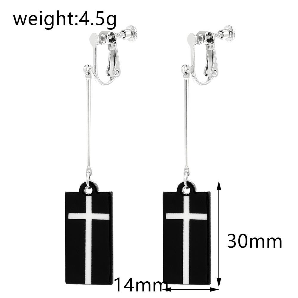 Anime Acrylic Pendant Dangle Earrings Cosplay Props for Women Men Jewelry Accessories
