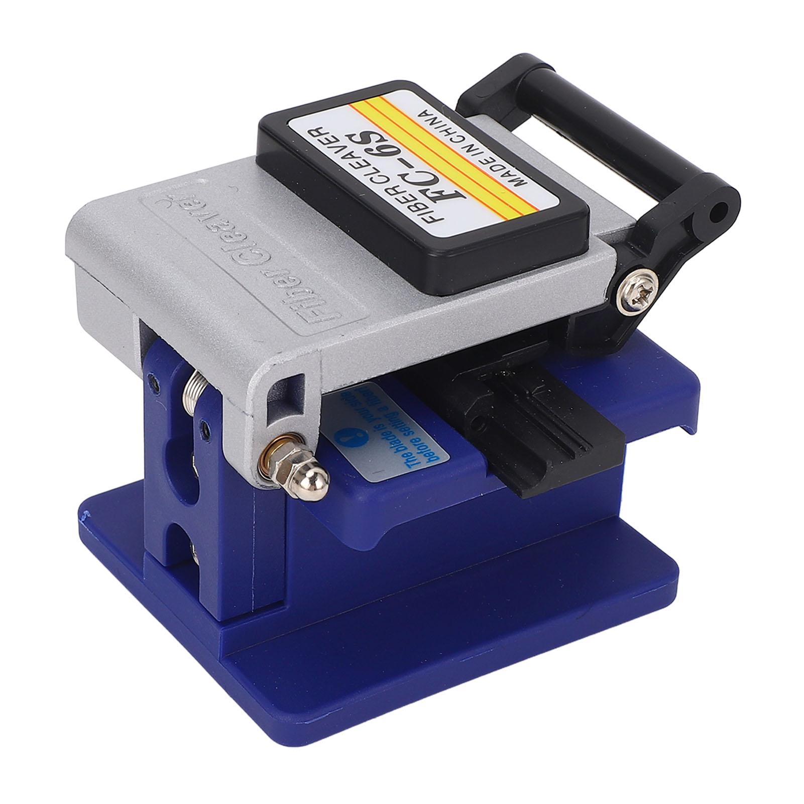 

Optical Fiber Cleaver Hot Melt Cold Joining FTTH Wire Cutting Tool 0.5 Degree Angle with 16 End Faces 3 in 1 Fixture FC