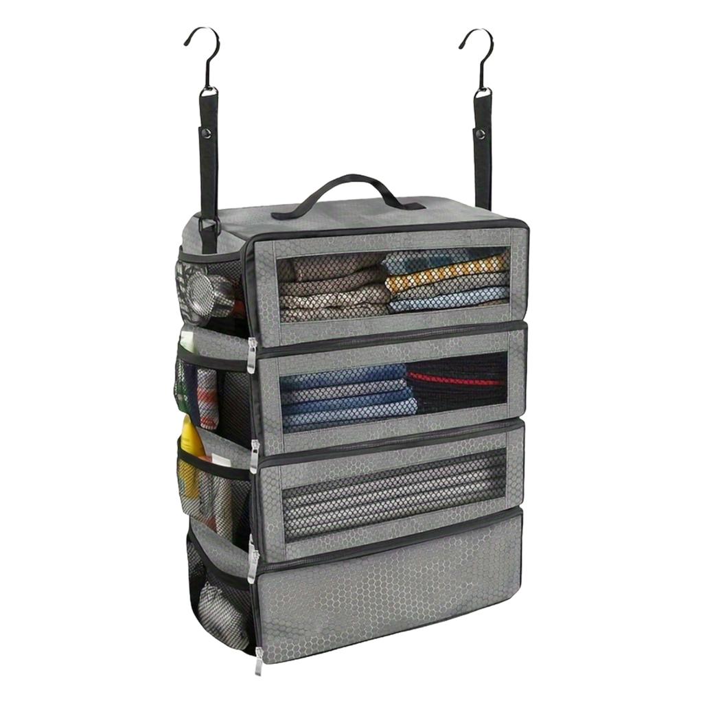 Large Capacity Foldable Travel Garment Organizer Bag For Clothes Storage