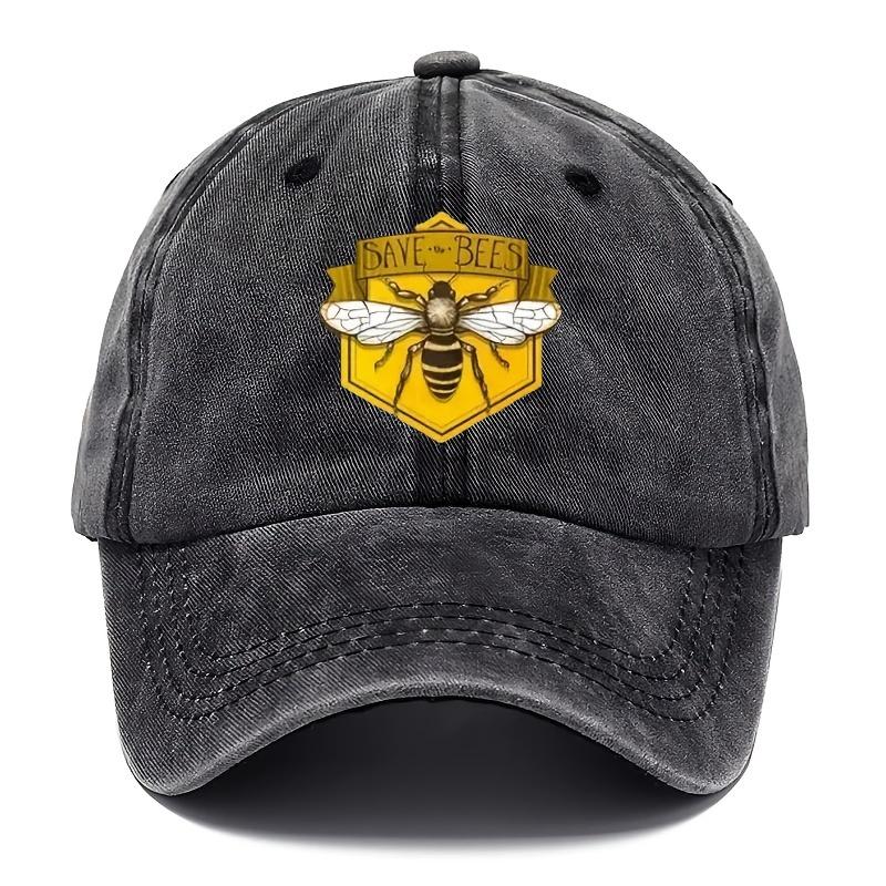 Washed Baseball Cap Printed Retro Old Peaked Cap European and American Dad Hat Men s Baseball Cap