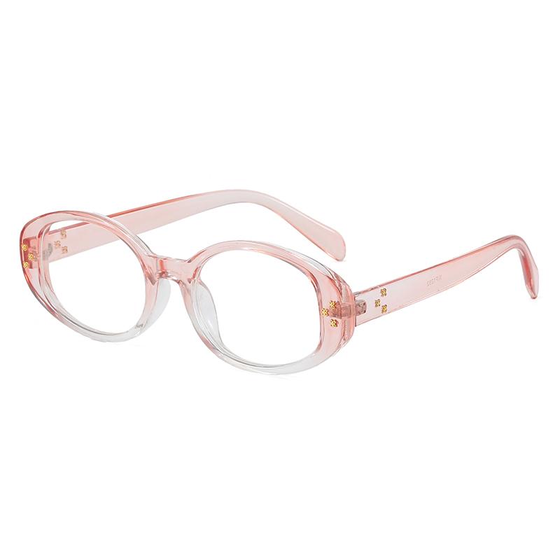 

Blue-blocking Light Glasses Exquisite Simple Oval Eyewear Women Men Travel Eyeglasses Blue Light Blocking Man Lady Computer Eyeglas