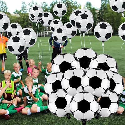 10~30Pcs 18 Inches Soccer Balloons Soccer Themed Party Decor Soccer Ball Balloon For Birthday Sports Graduation Party Decoration