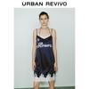 UR 2025 Spring Spliced Lace Camisole Dress