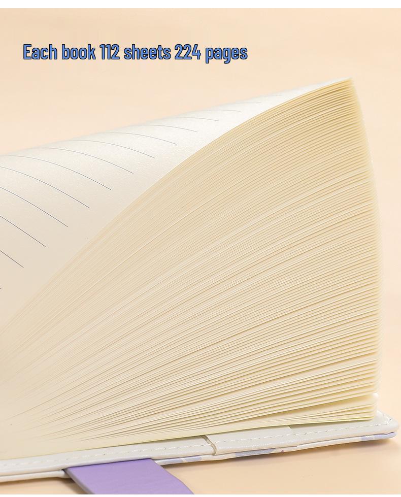 Floral Password Notebook: Leather Lock Diary for Students, Gift-Ready Lined Journal