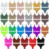 Women's French Wirefree Push-Up Bra Set - Thin, Sexy Triangle Cup Sports Underwear with Beautiful Back Design, Two-Piece.