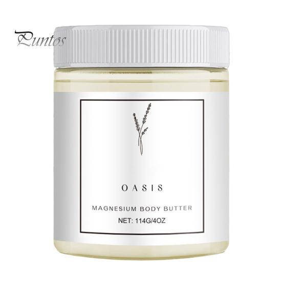 

Крем-масло для тела с магнием для облегчения невропатии 114 г. Увлажняющий крем с маслом ши для сухой кожи, успокаивающий и разглаживающий крем для тела белый