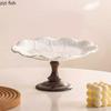 High Footed Cake Tray Dim Sum Dish Dessert Plate Cake Stand Display Stand Pastry Plate Fruit Bowl Snack Bowl Bread Plates
