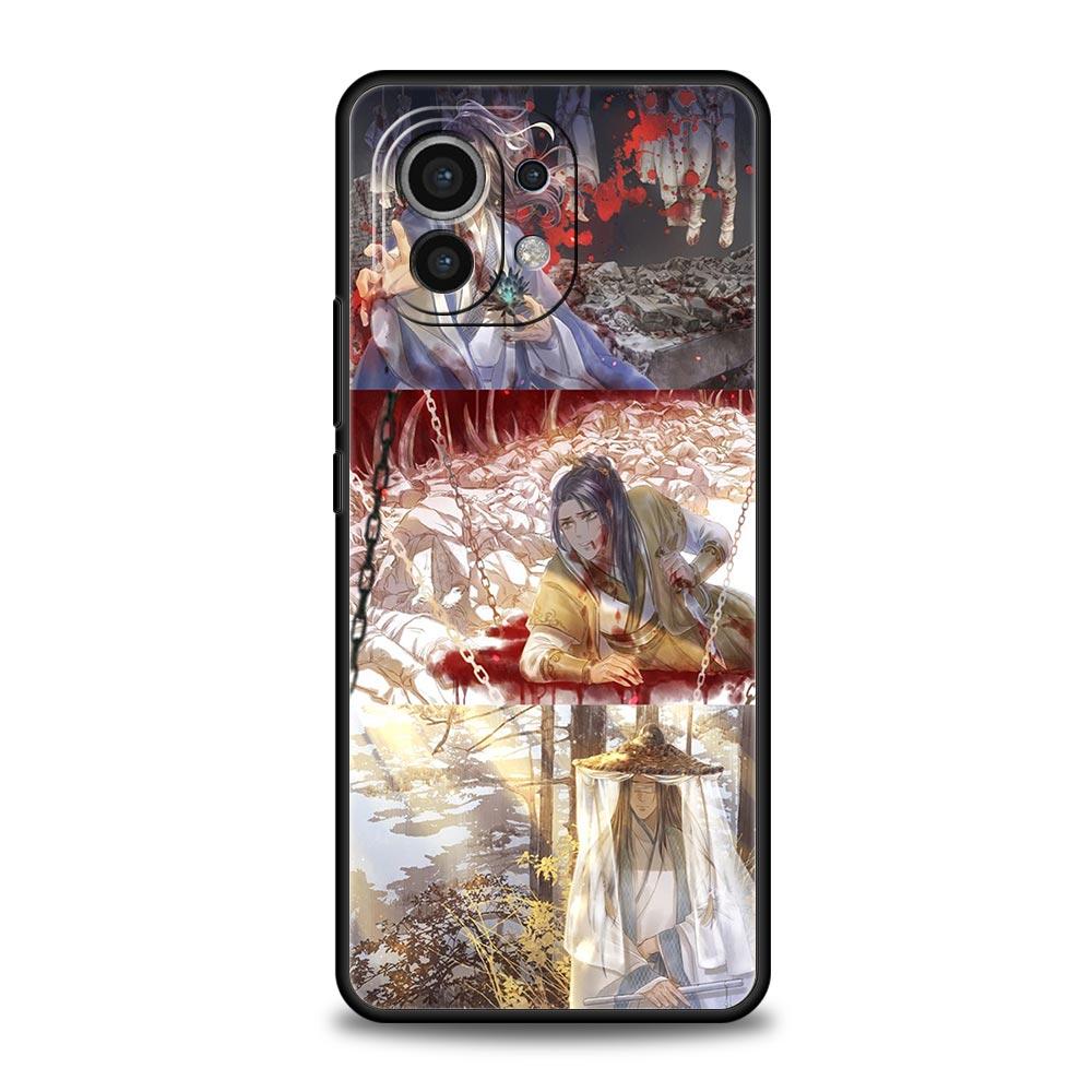 Phone Case For Xiaomi Mi 14 13 12 11 Lite 13T 12T 11x 11T 10T Pro 9T Note 10 Lite Cover Comic Man Erha and His White Cat Master
