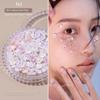 1 Box Pearl 3D Rhinestones Sticker Flower Eyes Face Facial  Sticker  DIY Decoration
