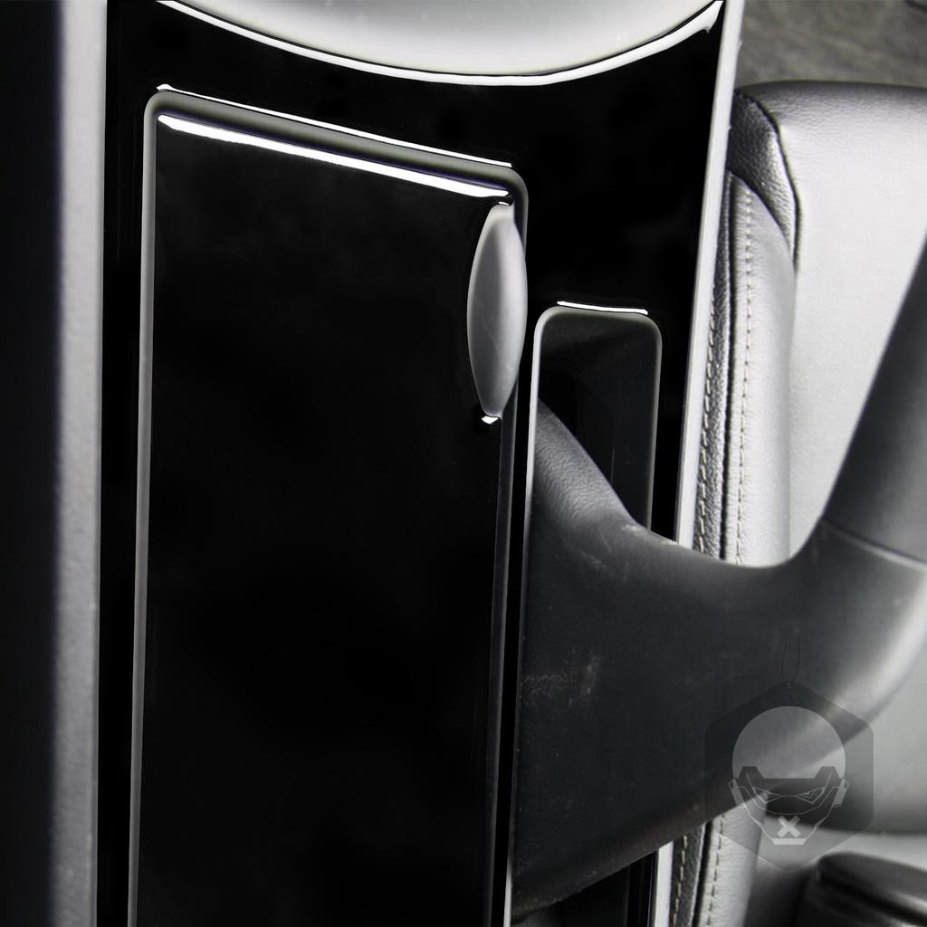 BDO1 For Mazda 3 Axela 2010-2013 Mazdaspeed 3 Center Console Water Cup Holder Panel Sticker Piano Black Car Interior Accessories