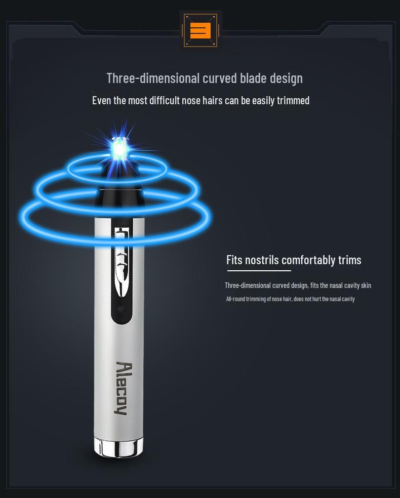 4-in-1 Electric Nose, Ear, and Eyebrow Trimmer Set