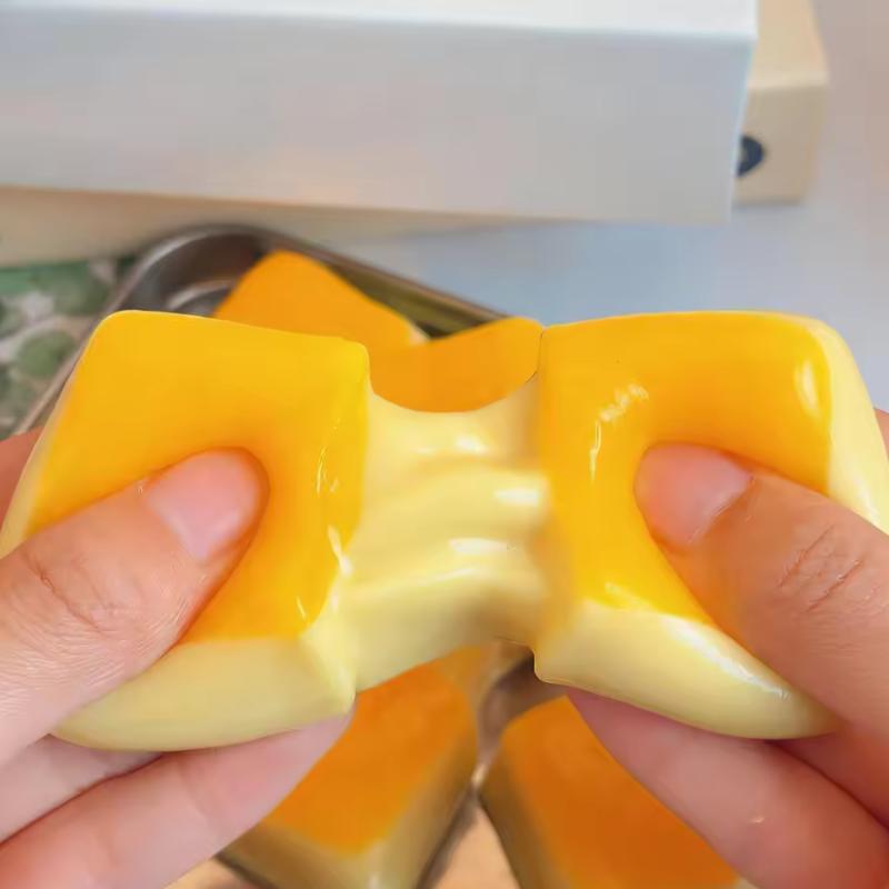 Realistic Soft Stretch Rice Cake Squeeze Toy, Anti-Stress Sensory Fidget Gift For Kids & Adults