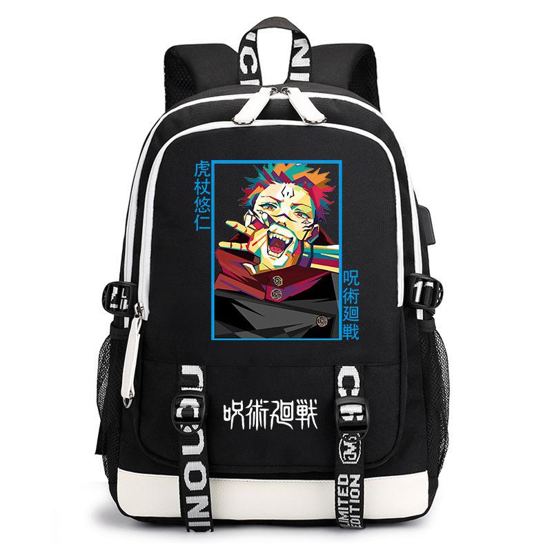Day Mantra Return To War Anime School Bag Fashion Backpack Elementary School Students Large Capacity Backpack Burden Reduction Storage Bag