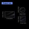 Clear Tempered Glass Film for ACTION 6 Camera Lens Screen Protector Protective Film 9H Hardness and AntiFingerprint
