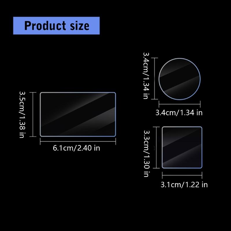 Clear Tempered Glass Film for ACTION 6 Camera Lens Screen Protector Protective Film 9H Hardness and AntiFingerprint