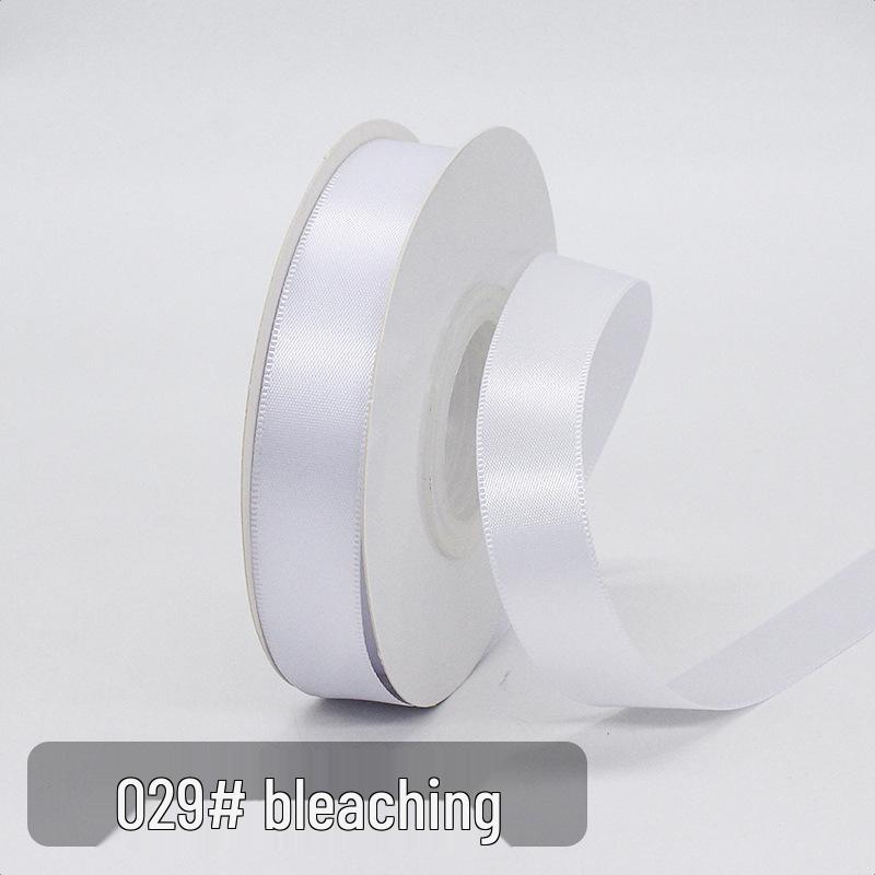 Solid Color Polyester Ribbon for DIY Floral Crafts & Cake Decoration