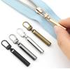 10Pcs Detachable Metal Zipper Pullers for Zipper Sliders Head Zipper Pull Tab DIY Sewing Bags Down Jacket Zippers Repair Kits