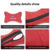 Suede Headrest Car Breathable Memory Foam Neck Pillow For VW Golf Polo Tiguan Touran Jetta Passat CC T5 GTI Magotan Arteon Caddy Kl0