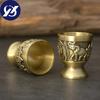 Nordic Shot Glass Small Mouth Liquor Cup Classic Embossed Carving Flowers Personality Wine Mug Bar Drinkware