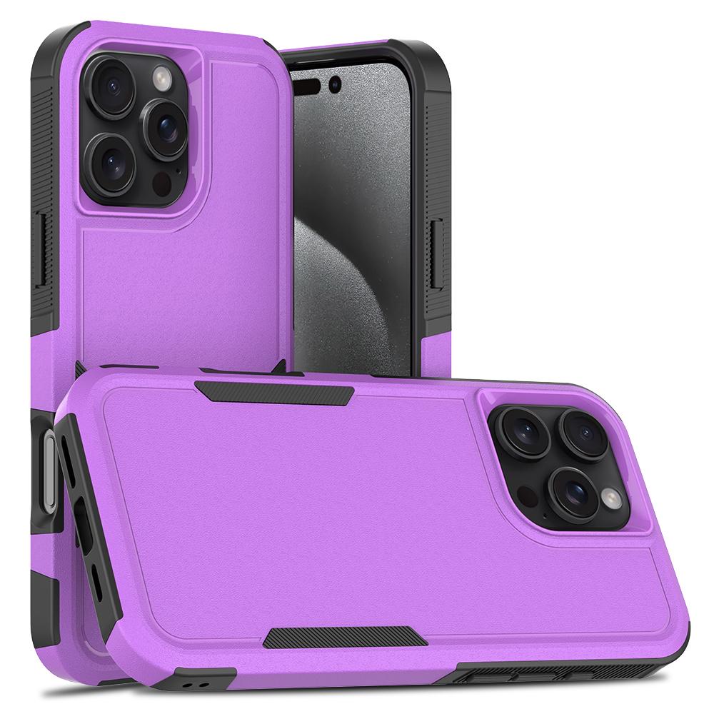Чехол для iPhone 16 Pro Max 2-в-1 PC+TPU Ударопрочный чехол для телефона C