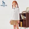 HAZZYS Girls' Classic Long Sleeve Polo Shirt