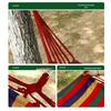 Reinforced Outdoor Canvas Hammock - Anti-Rollover Camping Swing