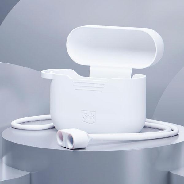 Etui 3Mk Silikon-Kopfhörerhülle Für Airpods Pro, Weiß