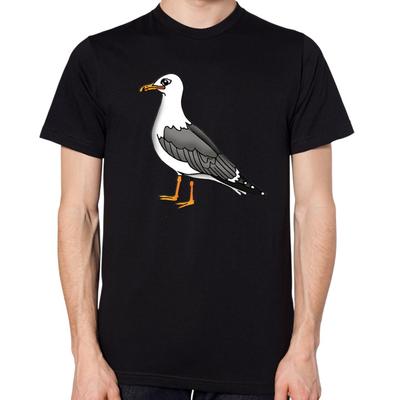 Seagull T-Shirt Men Women Unisex Gull Bird Top