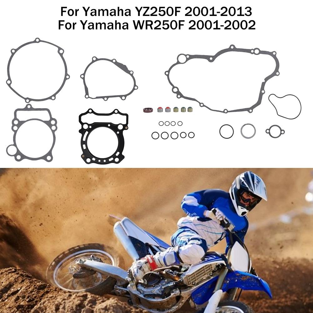 1321050035 1 Set Motorcykel Komplett Packningssats Topp och Nedre Del Motor för Yamaha YZ250F 0113