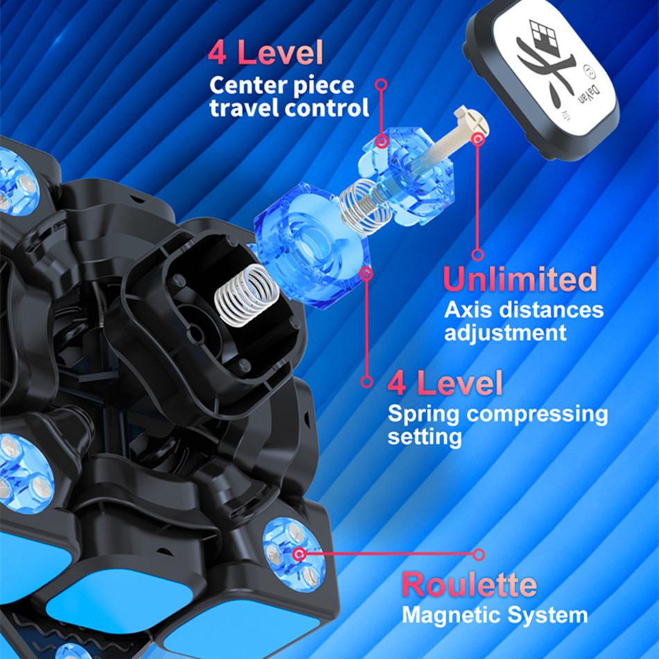 Tengyun V2 M 3X3X3 V1 V2 Magnetic Cube Professional Dayan V8 3X3 / V2M 3X3 Magic Speed Cube Teng Yun 2X2 Puzzle Educational Toy