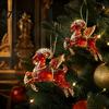 Indoor Hanging Decorations 2Pcs 2D Goat Ornaments, Acrylic Winged Pendants, Year of Holiday Gift for Friends The Auspicious Tree, Mantel, Home